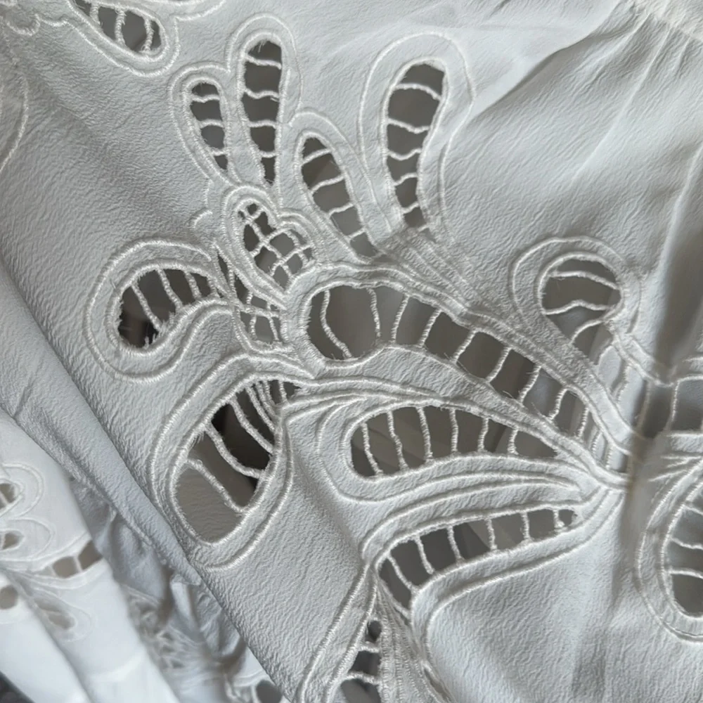Nasty Gal White Lace Long Sleeve Wedding / Photo Dress - Picture 10 of 12